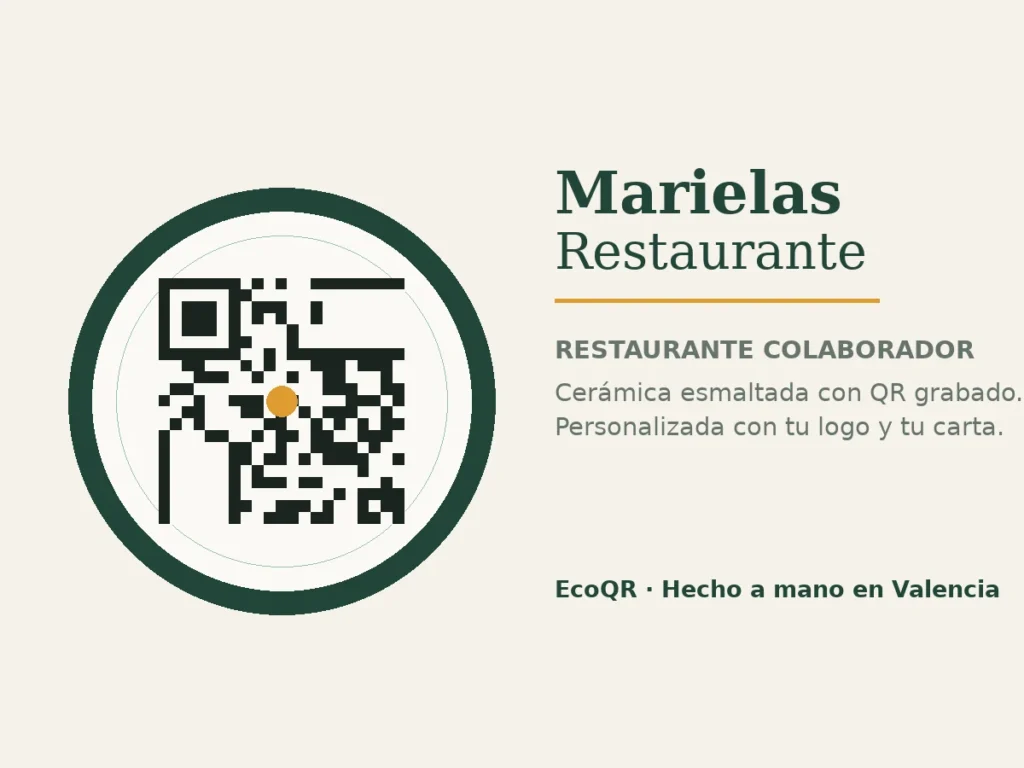 Marielas Restaurante, restaurante colaborador de EcoQR