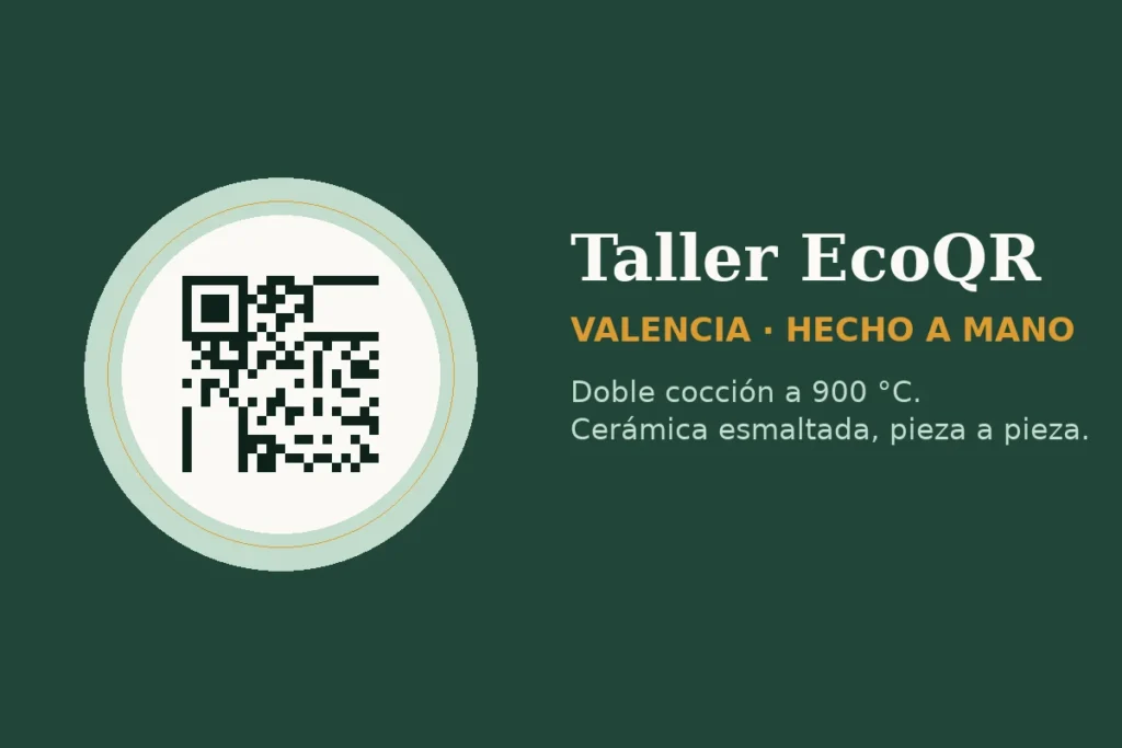 Cerámica artesanal EcoQR
